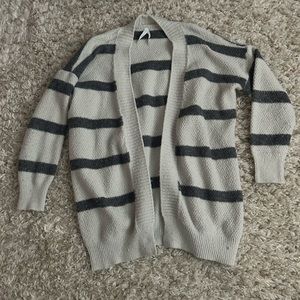 Striped Wool Cardigan